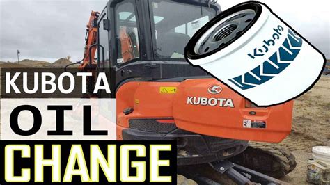 kubota mini excavator add engine oil|kubota u35 4 engine oil.